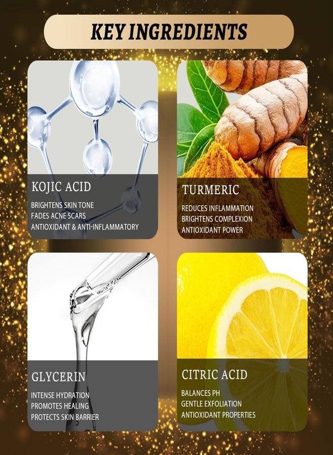 QOOQ Individually Sealed Turmeric Kojic Acid Cleansing Pads - Stays Fresh, Hygienic! (20 Pads) - Gentle Brightening Exfoliator for Dark Spots & Hyperpigmentation, Travel-Size - Image 4